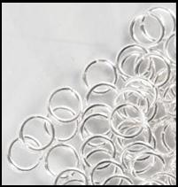 Ringen, afm 5,4 mm, dikte 0,7 mm, verzilverd, 500 stuk/ 1 doos