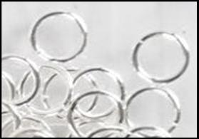 Ringen, afm 5,4 mm, dikte 0,7 mm, verzilverd, 500 stuk/ 1 doos